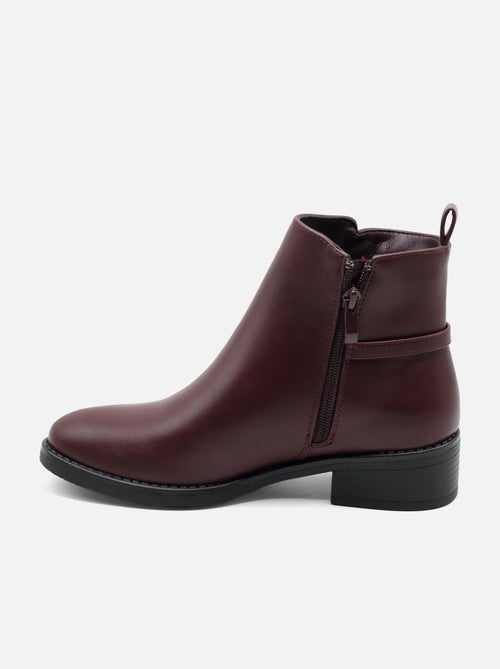 Botas de senhora alça cruzada - Kiabi Botas de senhora alça cruzada - Kiabi