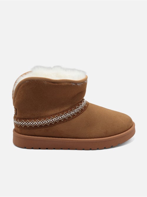 Botas de senhora alça cruzada - Kiabi