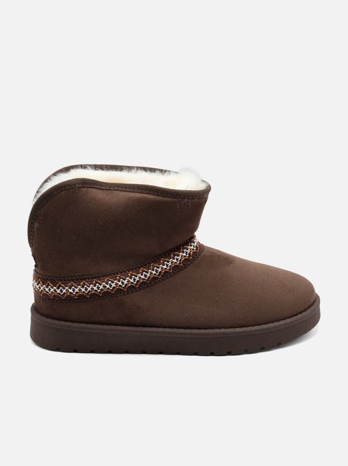 Botas de senhora alça cruzada - Kiabi