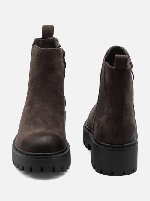 Botas de senhora alça cruzada - Kiabi Botas de senhora alça cruzada - Kiabi