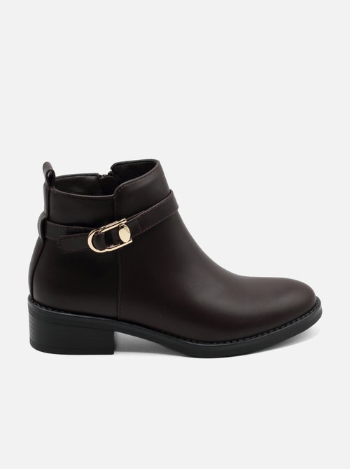 Botas de senhora alça cruzada - Kiabi Botas de senhora alça cruzada - Kiabi