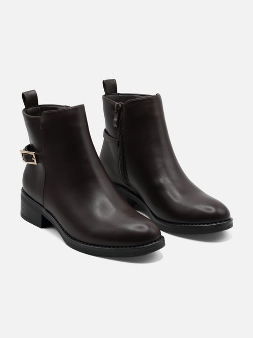 Botas de senhora alça cruzada - Kiabi Botas de senhora alça cruzada - Kiabi