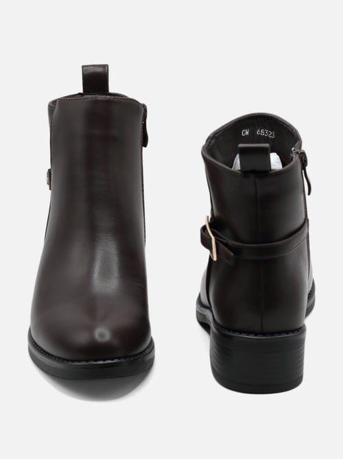 Botas de senhora alça cruzada - Kiabi Botas de senhora alça cruzada - Kiabi