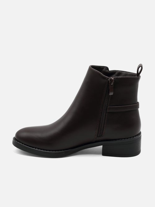 Botas de senhora alça cruzada - Kiabi Botas de senhora alça cruzada - Kiabi