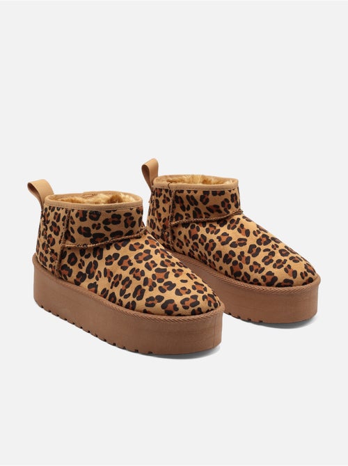 Botas de senhora alça cruzada - Kiabi