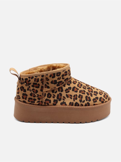 Botas de senhora alça cruzada - Kiabi