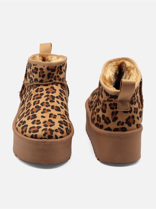 Botas de senhora alça cruzada - Kiabi