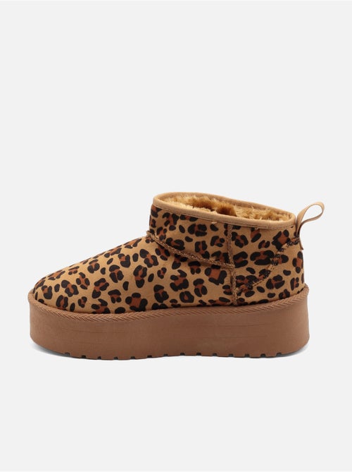 Botas de senhora alça cruzada - Kiabi