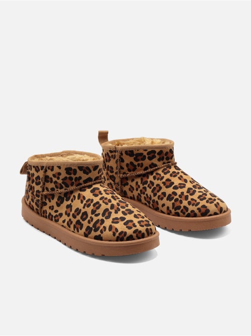 Botas de senhora alça cruzada - Kiabi
