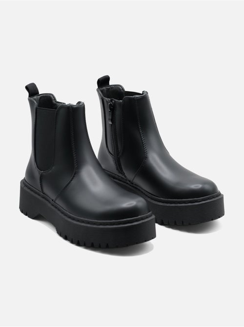 Botas de senhora alça cruzada - Kiabi Botas de senhora alça cruzada - Kiabi