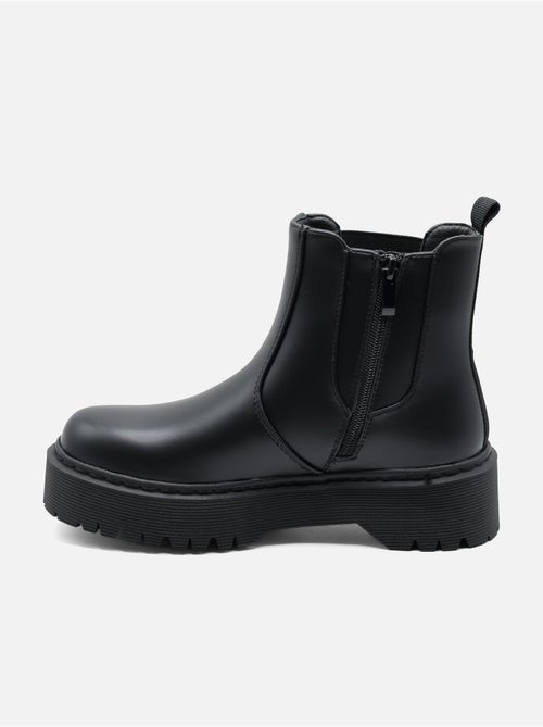 Botas de senhora alça cruzada - Kiabi Botas de senhora alça cruzada - Kiabi