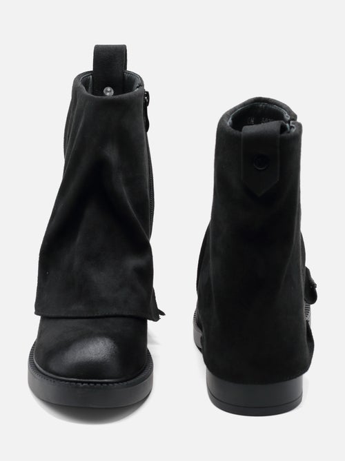 Botas de senhora alça cruzada - Kiabi