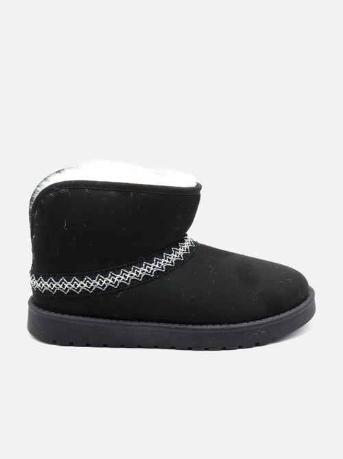 Botas de senhora alça cruzada - Kiabi