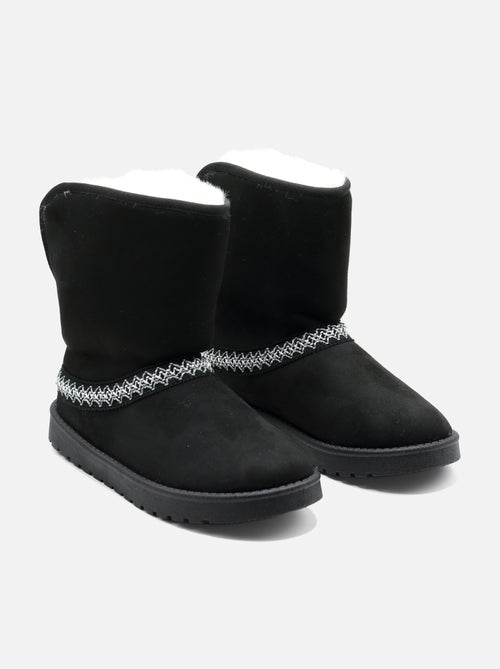 Botas de senhora alça cruzada - Kiabi
