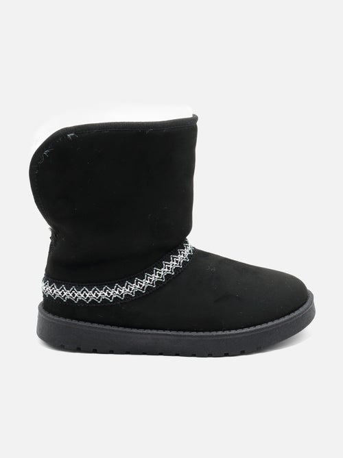 Botas de senhora alça cruzada - Kiabi