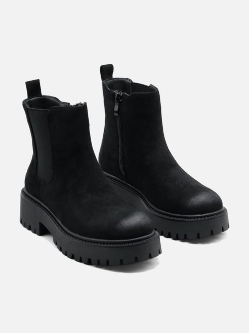 Botas de senhora alça cruzada - Kiabi