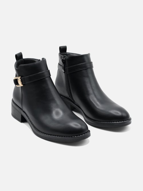 Botas de senhora alça cruzada - Kiabi
