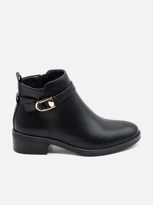 Botas de senhora alça cruzada - Kiabi