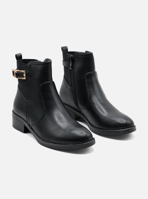 Botas de senhora alça cruzada - Kiabi Botas de senhora alça cruzada - Kiabi