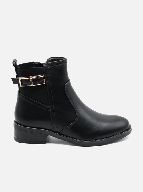 Botas de senhora alça cruzada - Kiabi Botas de senhora alça cruzada - Kiabi