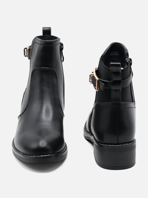 Botas de senhora alça cruzada - Kiabi Botas de senhora alça cruzada - Kiabi