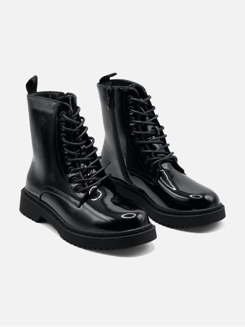 Botas de senhora alça cruzada - Kiabi Botas de senhora alça cruzada - Kiabi