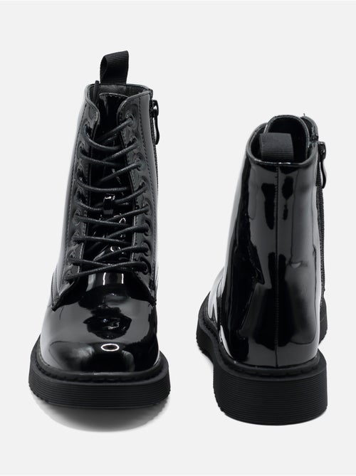 Botas de senhora alça cruzada - Kiabi Botas de senhora alça cruzada - Kiabi