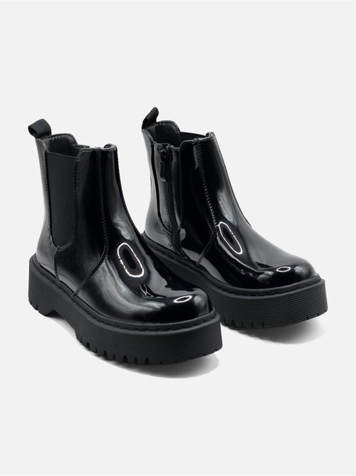 Botas de senhora alça cruzada - Kiabi Botas de senhora alça cruzada - Kiabi