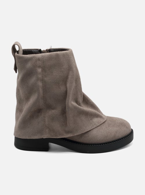 Botas de senhora alça cruzada - Kiabi