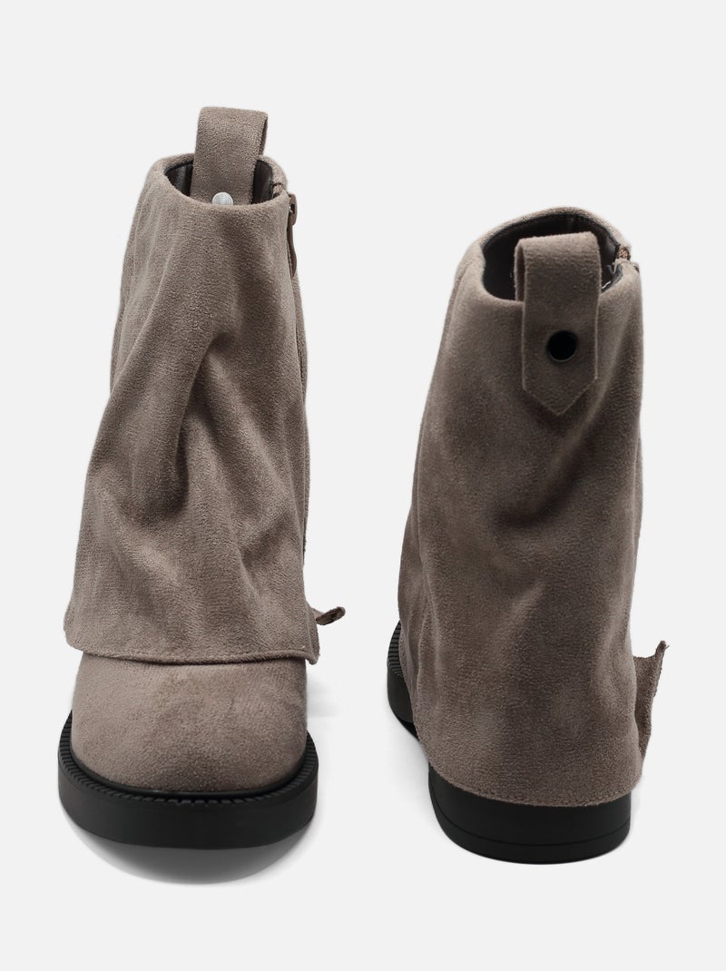Botas de senhora alça cruzada Toupe - Kiabi