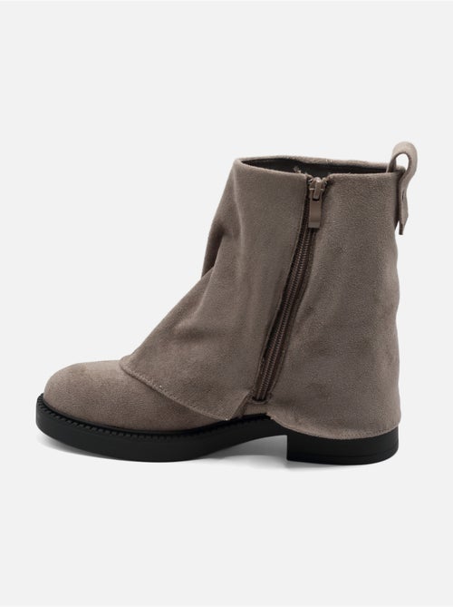 Botas de senhora alça cruzada - Kiabi
