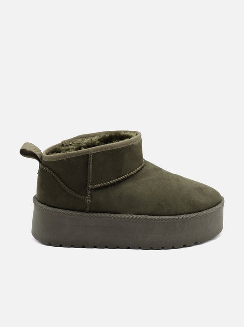 Botas de senhora alça cruzada - Kiabi