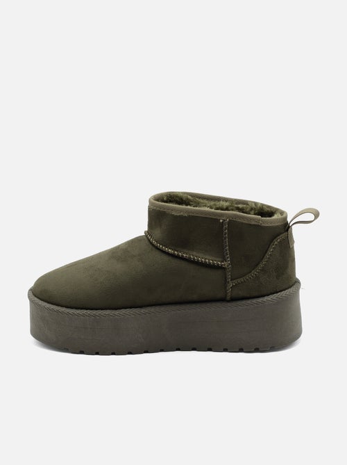 Botas de senhora alça cruzada - Kiabi