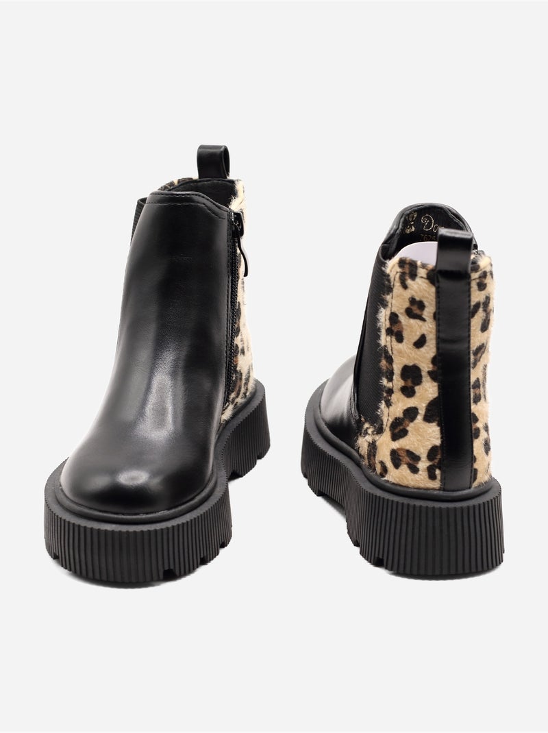 Botas de sola grossa Preto - Kiabi