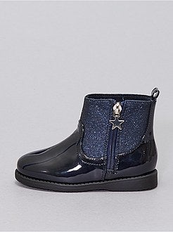 Botas de verniz brilhantes - Kiabi