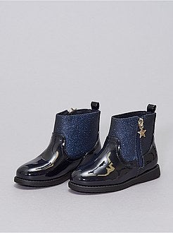 Botas de verniz brilhantes - Kiabi