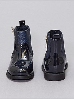 Botas de verniz brilhantes - Kiabi