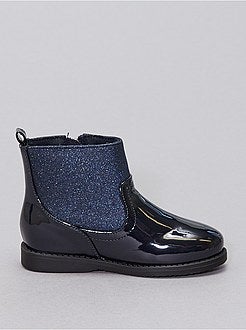 Botas de verniz brilhantes - Kiabi