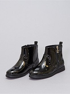 Botas de verniz com tachas - Kiabi