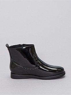 Botas de verniz com tachas - Kiabi