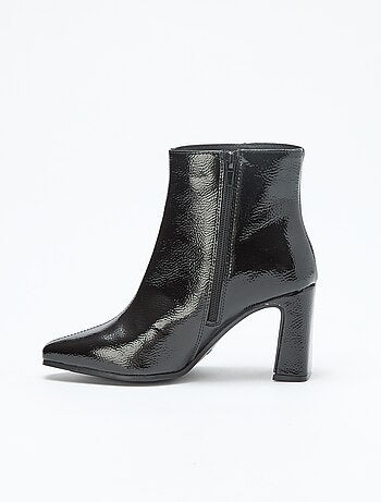 Botas de verniz lisas