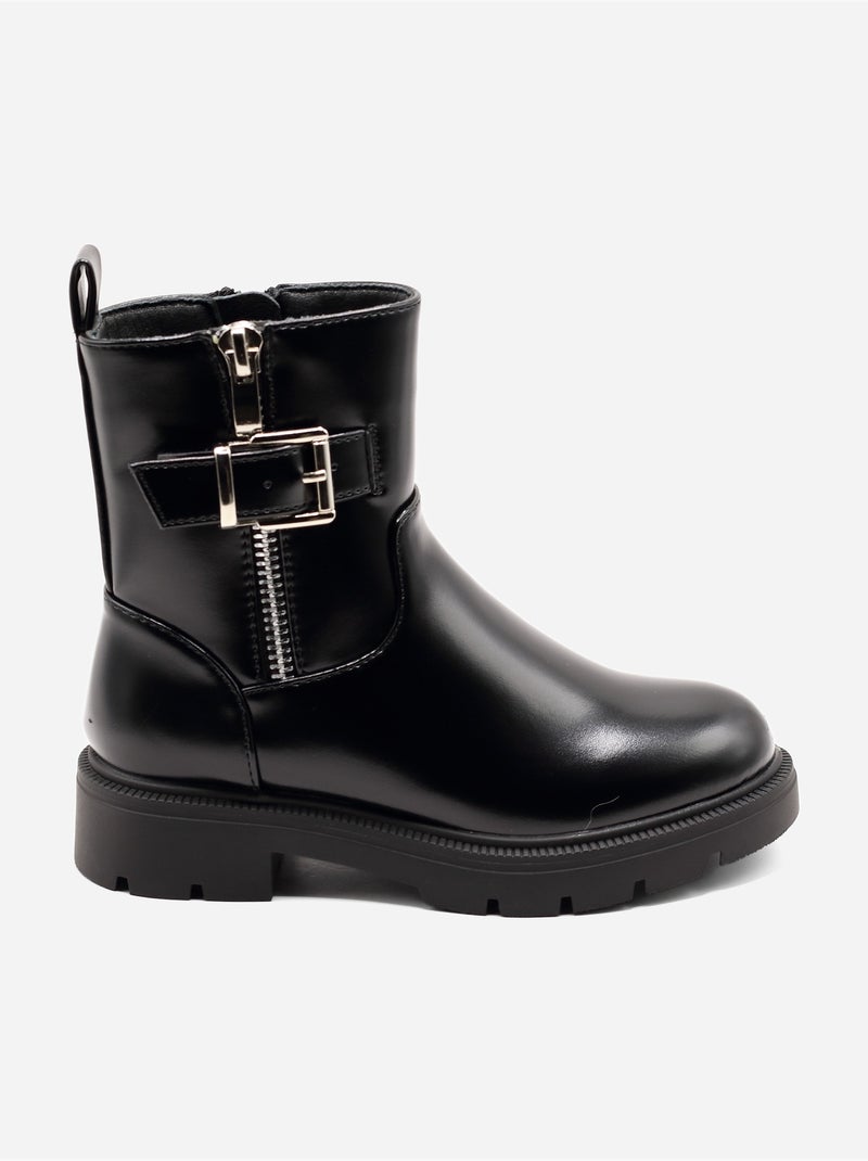 Botas de verniz Preto - Kiabi