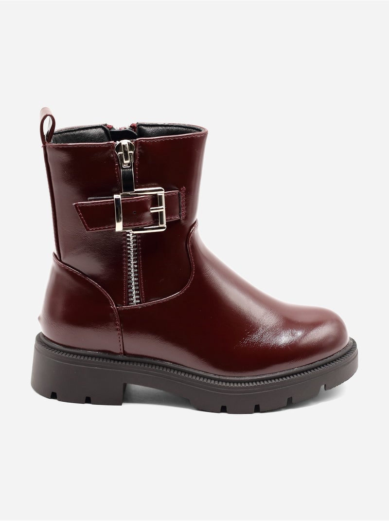 Botas de verniz Vermelho - Kiabi
