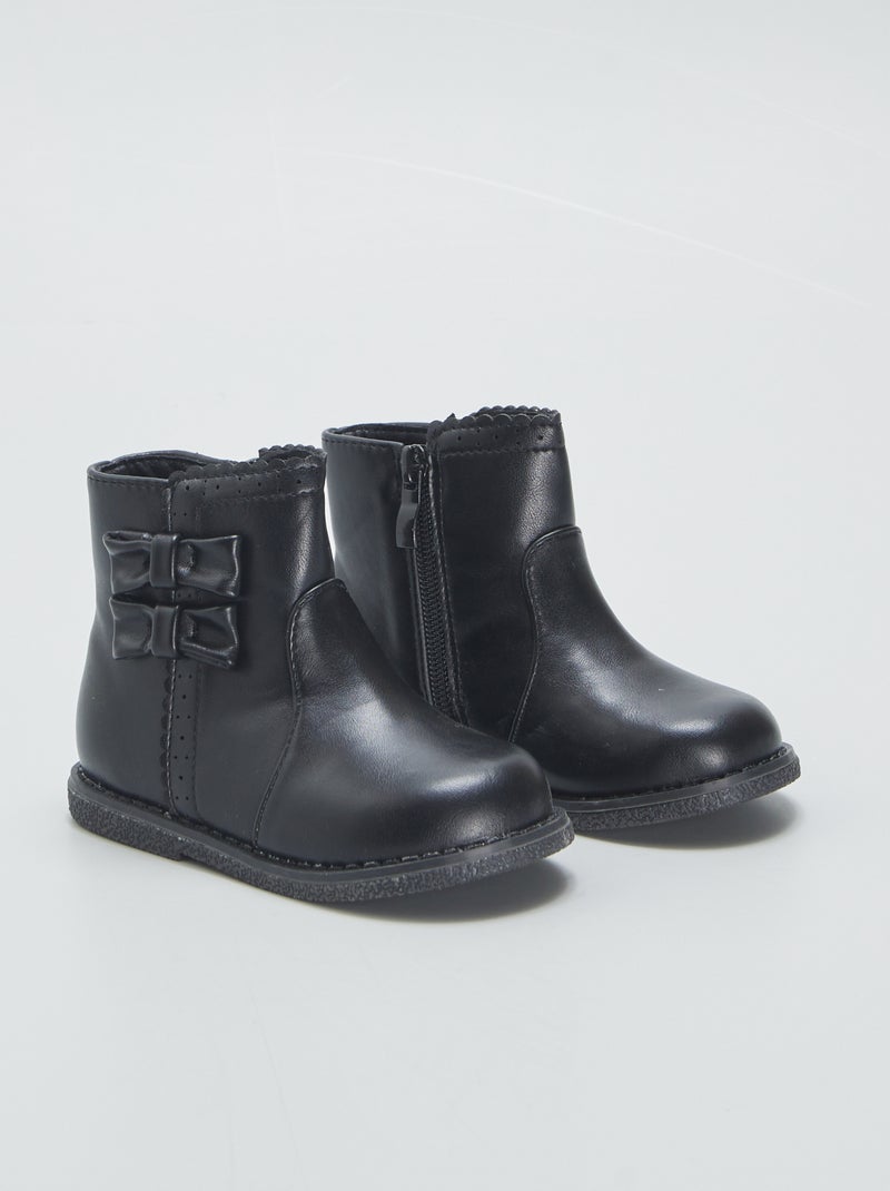 Botas dentadas PRETO - Kiabi