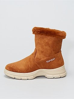 Botas em camurça sintética - Kiabi