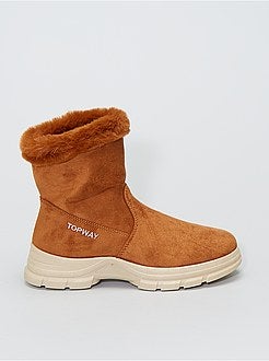 Botas em camurça sintética - Kiabi