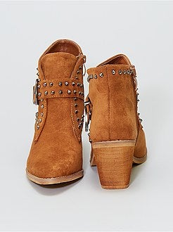 Botas em camurça sintética - Kiabi