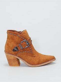 Botas em camurça sintética - Kiabi