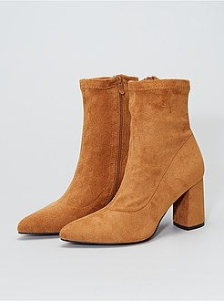 Botas em camurça sintética - Kiabi