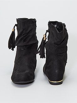 Botas em camurça sintética - Kiabi